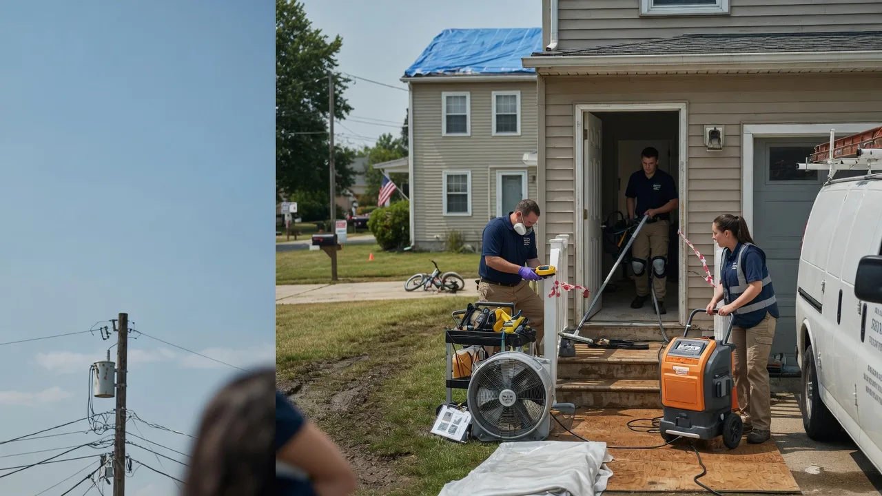 Water Damage Repair in Leslie, MI near me